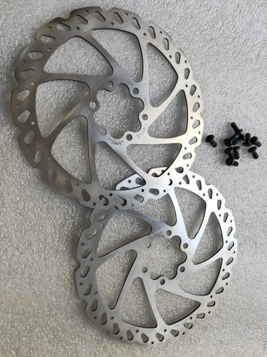 2 PCS HAYES V6 DISC BRAKE ROTOR 160MM 6 INCH WITH BOLTS