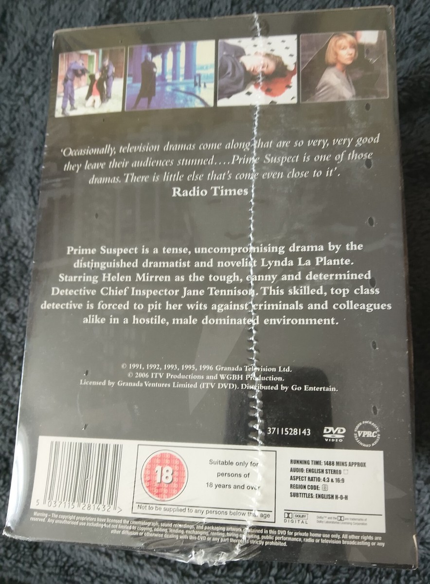 Prime Suspect Complete Collection (Box Set) (DVD, 2006) for sale - Main Image