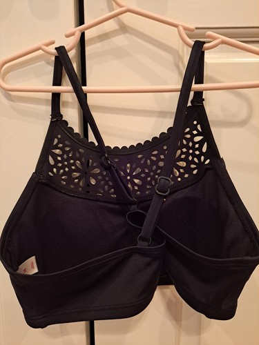 Justice Girls Size 14 Bikini Swimsuit NWOT Black - Picture 3 of 8