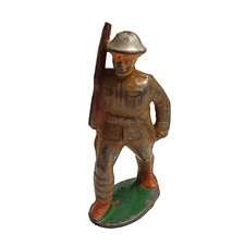 M5 Manoil Toy Soldier Parade Stocky Version Vintage Dimestore Antique Military