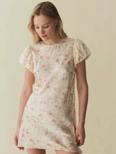 Doen Dress Size M Flowering Meadow Preowned Doen Silk Dress