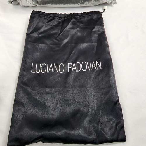 LUCIANO PADOVAN Black Sparkle Bling Sneakers Shoes Womens Size 8.5 New Flats - Picture 6 of 19