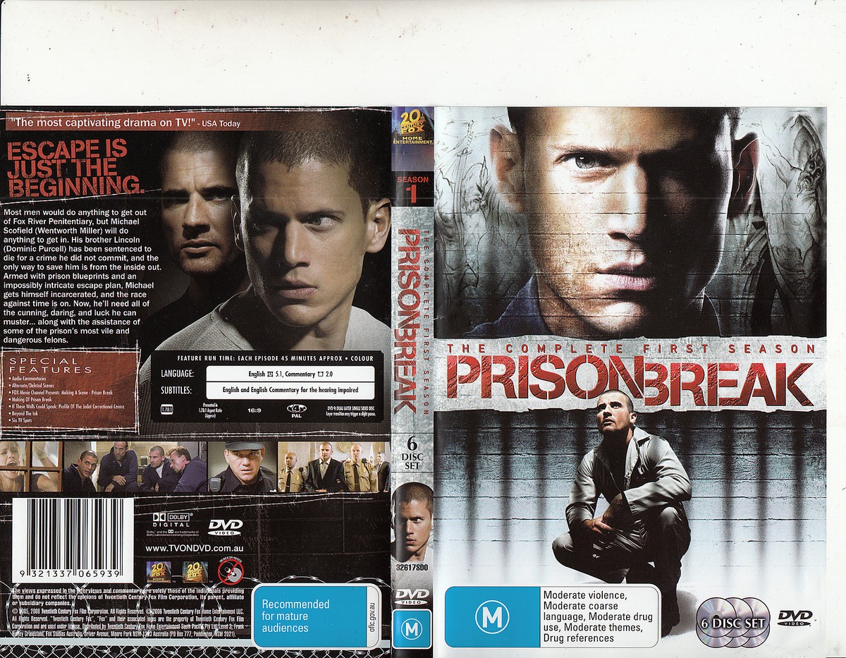フルセット プリズン・ブレイク 全シーズン6点 DVD＆Blu-ray Prison Break-2005-TV Series USA-The Complete First Season-[6 Disc