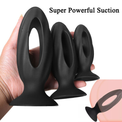 Hollow Big Silicone Anal Plug Butt Plug Dildo Advanced Anal Trainer Sex Toy  BDSM | eBay