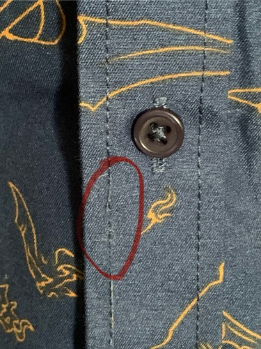 Critical Role MIGHTY NEIN WEAPONS BUTTON DOWN SHORT SLEEVE SHIRT - 第 8/8 張圖片