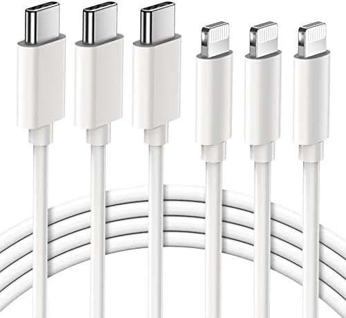 MFi Certified USB C to Lightning Cable 6FT Fast Charging 3Pack for iPhone-image