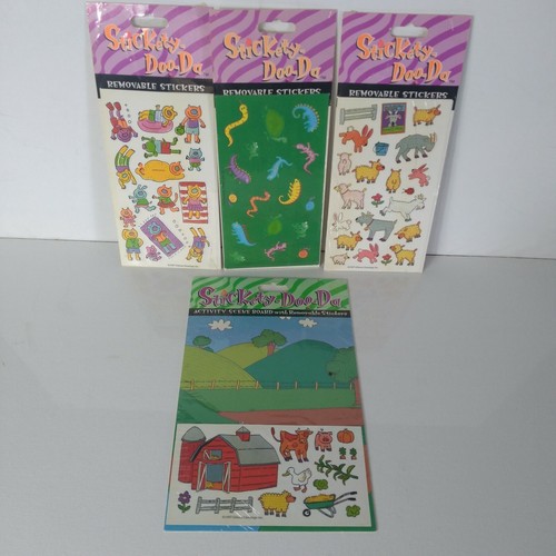 Stickety Doo Da Animal Stickers Spring Bunny Barn Scene Board Beach Fun Reptiles - Picture 2 of 10