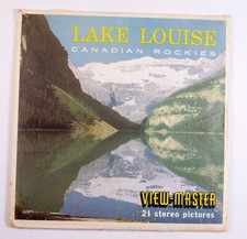 View-Master Lake Louise Canadian Rockies 3 reel packet A007