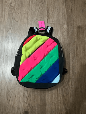 BETSEY JOHNSON PRISMATIC FANATIC BACKPACK, RAINBOW NWT$103  display picture 1