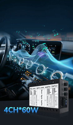 Eonon A301 4 Channel DSP Amplifier for Car Radio DAP 3.0 4 x 60W Peak / 50W RMS
