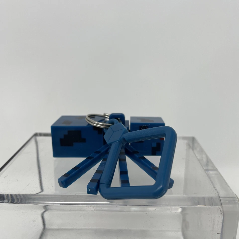 Minecraft Blue Spider Keychain  - Image 3 of 4