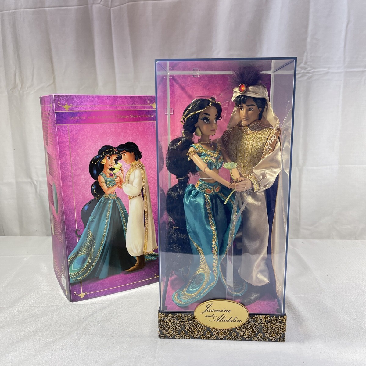 ALADDIN & Jasmine Couple Fairytale Designer Doll Disney Edition