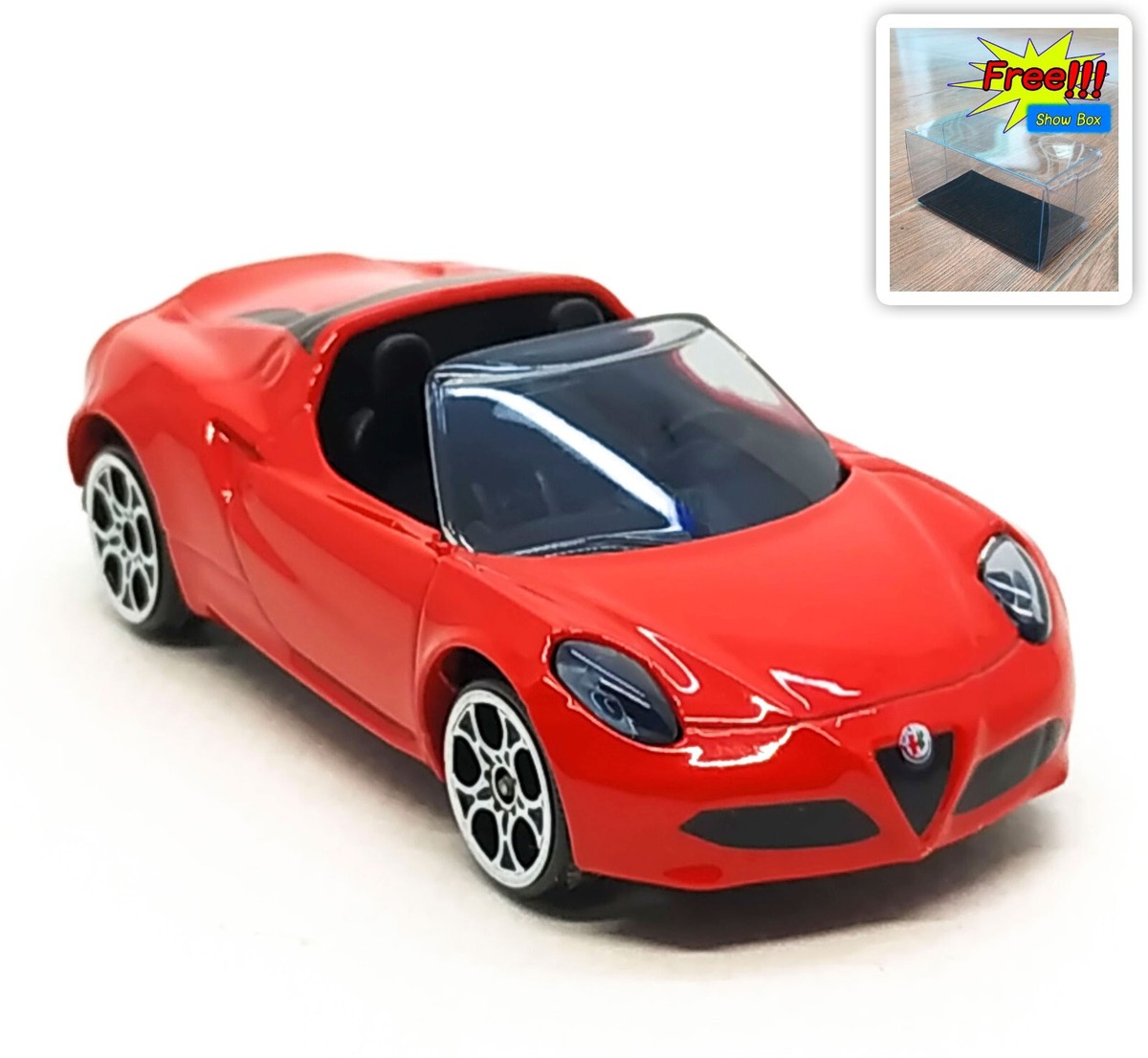 Majorette Alfa Romeo 4C Spider Red 1:57 (3