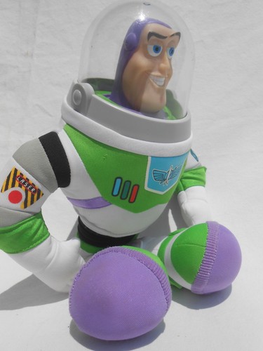 Disney Pixar Toy Story 13 Zoll Buzz Lightyear Plüsch Kunststoff Helm Kopf Hasbro 2003 - Bild 9 von 12