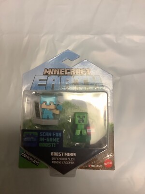 MINECRAFT EARTH BOOST MINIS ATTACKING STEVE SPAWNING CHICKEN NEW 
