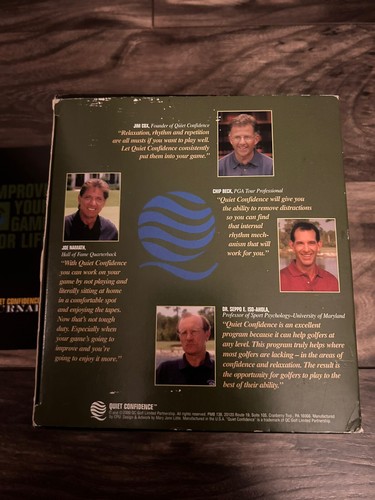 Quiet Confidence: Improve Your Golf Game for Life 7 Set Sealed Cassette Volumes - Picture 4 of 7
