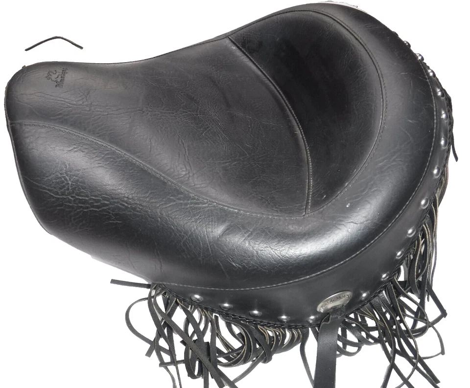 Mustang 1998-2003 HONDA 750 SHADOW ACE FLECOS TACHONADOS NEGRO ASIENTO DELANTERO SOLO X11G Foto 2 de 4