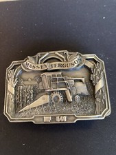 1986 Pewter Massey Ferguson MF 540 Combine Belt Buckle 157 of 5000 Iowa Premium