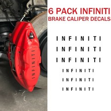 Infiniti Brake Caliper Decal High Temp Sticker Vinyl Akebono Calipers