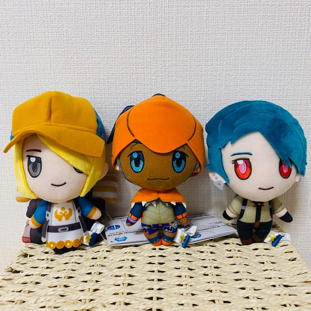Pokemon Masters EX Rika Volo Raihan Plush Toy Mascot set of 3 BANDAI NEW