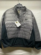 Drake waterfowl Synthetic Down 1/4 Zip Pullover Lg Duck avery banded mcalister