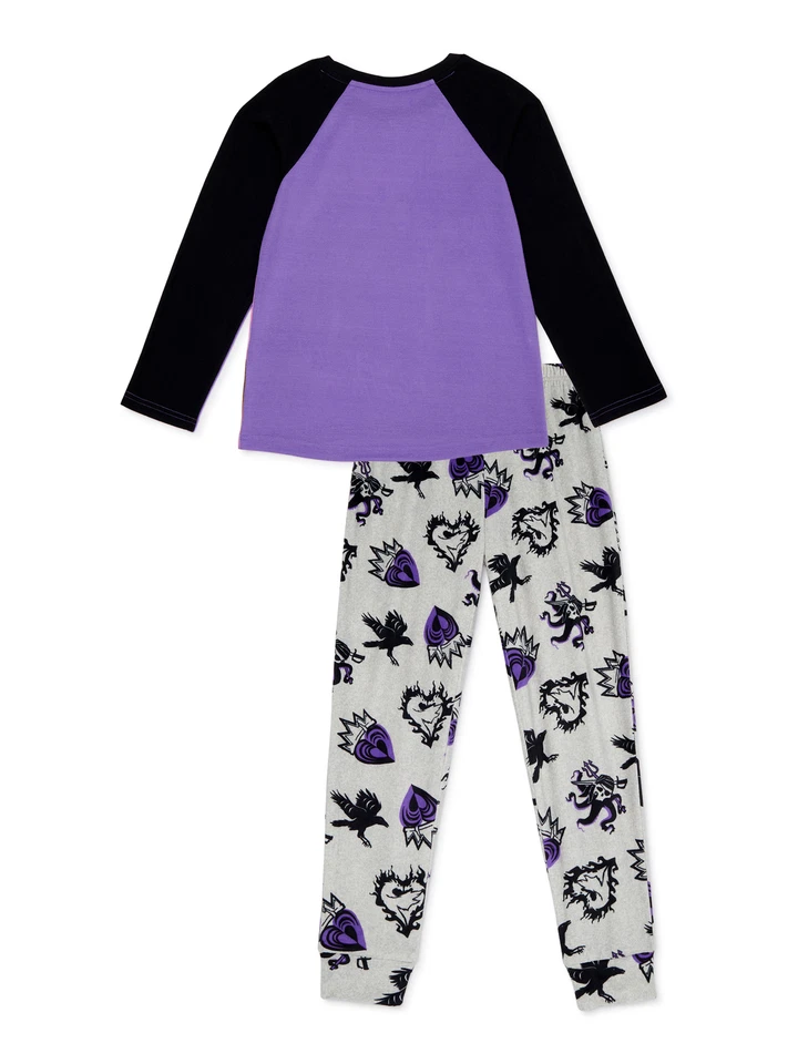 Nuevo con etiquetas Juego de 3 pijamas para niñas Disney Descendientes 6 8 10 12 14 Audrey Evie Uma Mal Foto 2 de 3