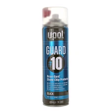 U-Pol Guard #10 Stone Chip Protector Black - Body & Engine - 450ml Aerosol Spray