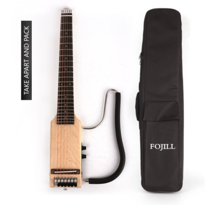 Ultra Short Scale electric acoustic guitar Headless silent travel