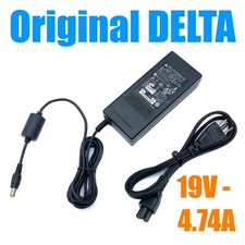 Original Delta 90W AC Adapter Power Supply ADP-90CD DB 19V 4.74A w/P.Cord