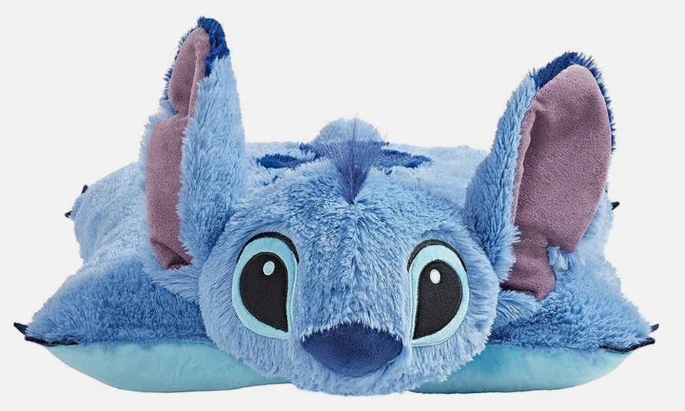 Stitch Pillow Pets Disney Lilo & Stitch Stuffed Animal Plush Toy Blue 13”x13”x8” - Image 3 of 4