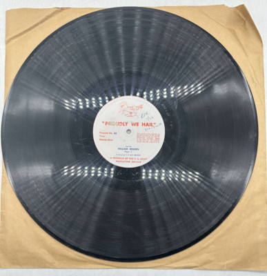 Proudly We Hail Transcription Program 80 William Holden / 79 Ester Williams VG+