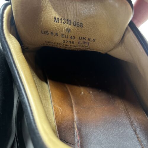 Samuel Hubbard DressFast Dress Sneaker Nero Pelle Casual Cap Toe Uomo Taglia 9,5 - Foto 8 di 12