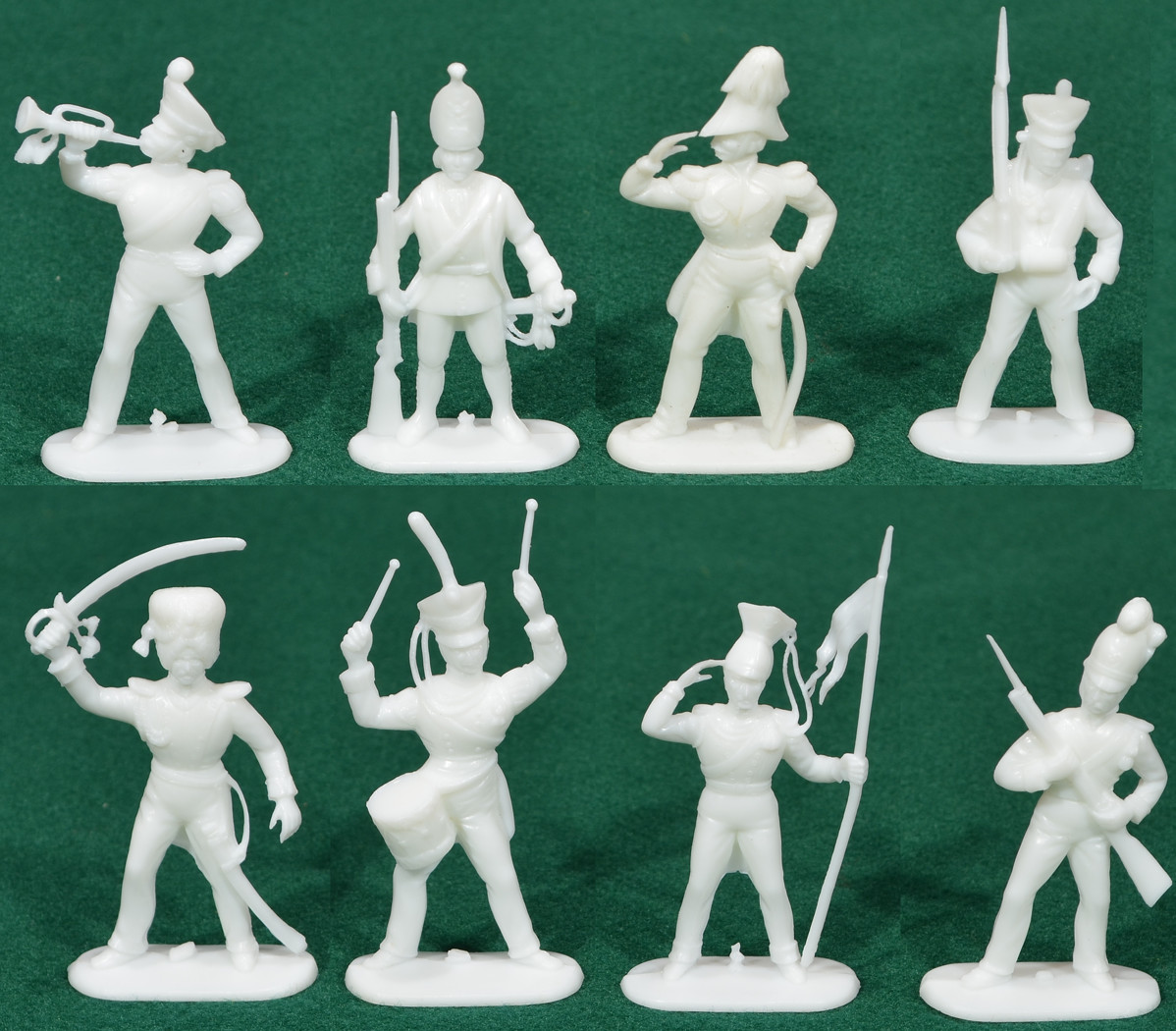Jean Hoefler 8 Napoleonic Prussian Infantry - 60mm plastic toy