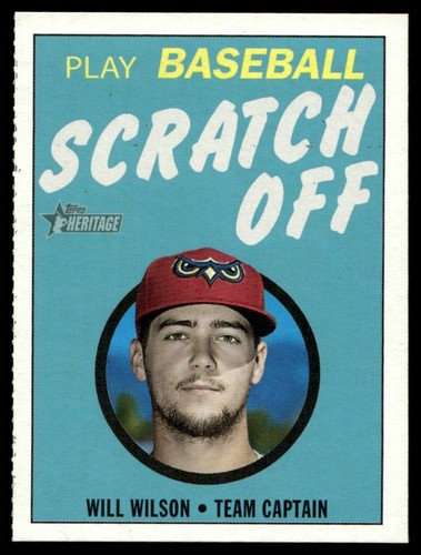 2020 Topps Heritage Minor League 1971 Scratch Off Will Wilson Orem Owlz #9
