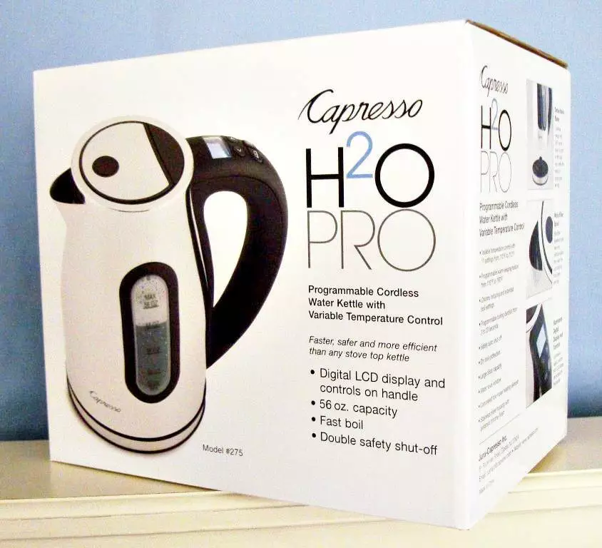 Capresso Electric Water Kettle - White