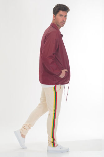HERREN RASTA FARBE GRÜN ROT GELB BAND TRACKHOSE JOGGER SWEATS - Bild 6 von 11