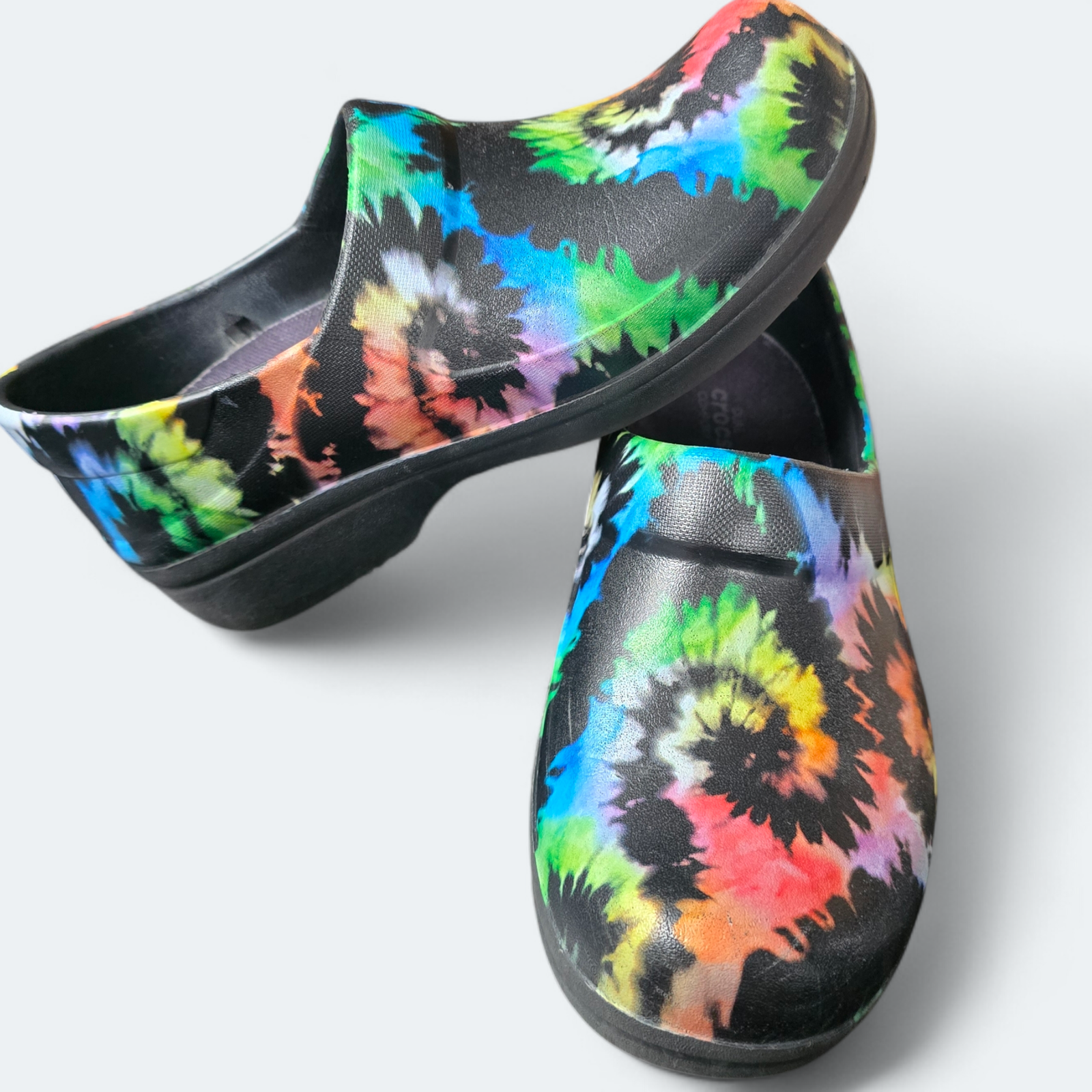 Crocs Neria Pro II Tie Dye Clogs Womens Size 7