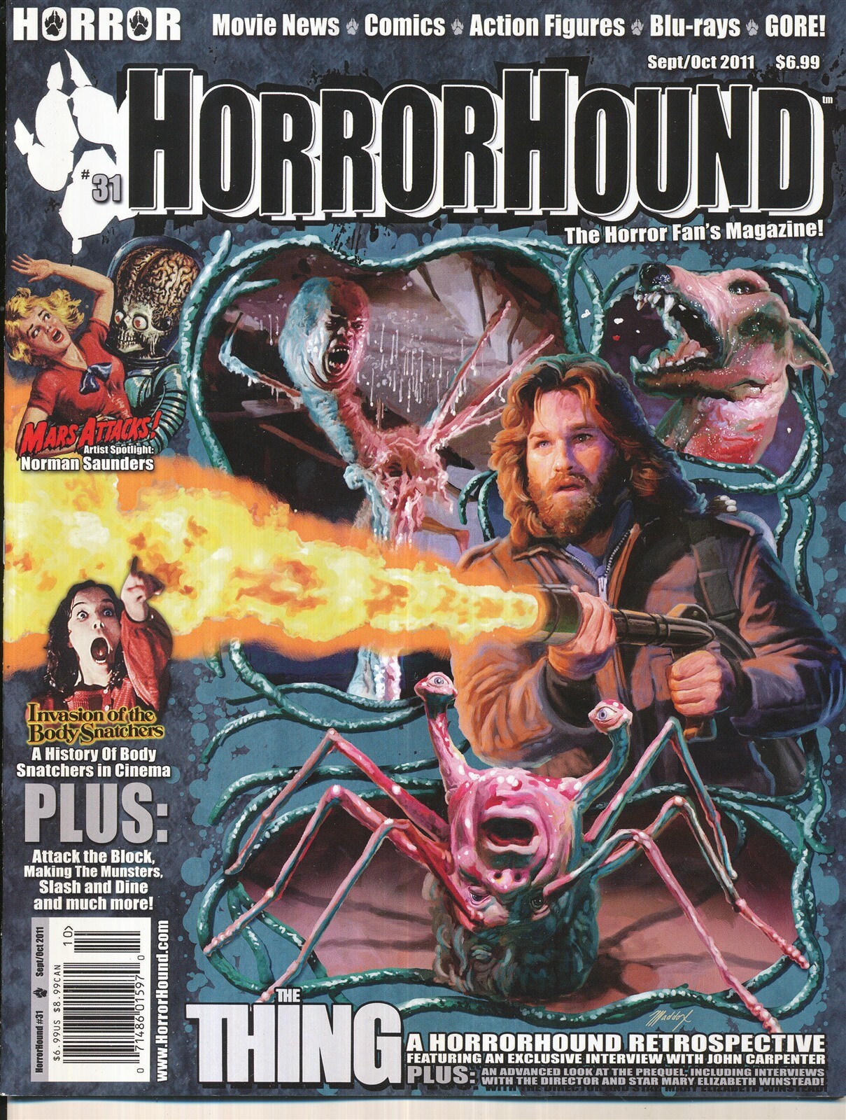 HORRORHOUND MAGAZINE #31 THE THING (FAIR/GOOD CONDITION)
