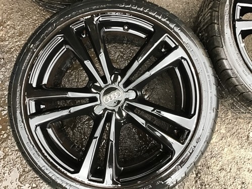AUDI A3 SPORTBACK S LINE 8V MK3 2015 SET OF 18" ALLOY WHEELS - Picture 3 of 14