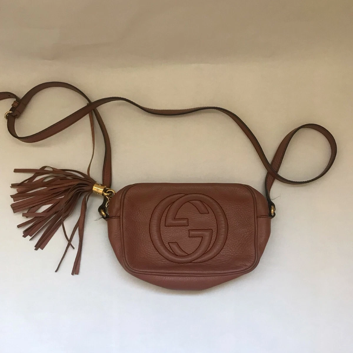 Gucci Small Soho Disco Bag - Brown Crossbody Bags, Handbags