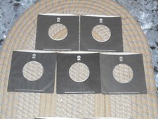 45 COMPANY RECORD SLEEVES. LOT OF 5 BLACK EPIC.