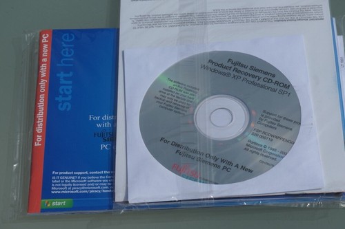 Fujitsu Recovery Win XP SP2 Disk Product DVD Reinstal Reinstallation Install CD - 第 3/3 張圖片