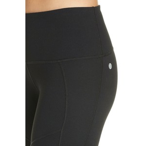 Zella Moto Ribbed High Waist Ankle 