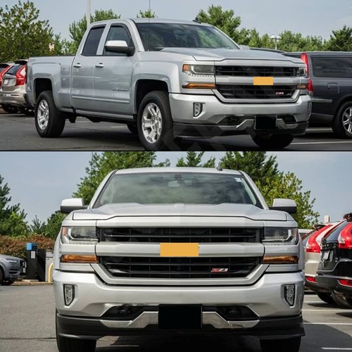 Z71 Style Front Bumper Grille Grill For Chevrolet Silverado 1500 2016 2017 2018 - Picture 30 of 33
