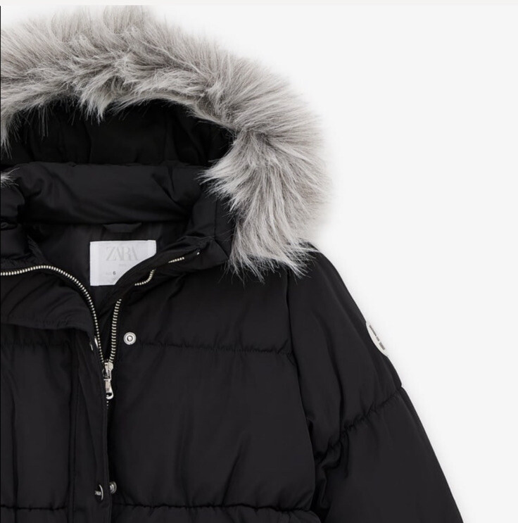 🆕ZARA Kids Down Puffer Jacket SIZE 8 | eBay