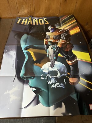 Marvel Comics Thanos 2019 Promotional Promo 24 x 36 Poster Folded