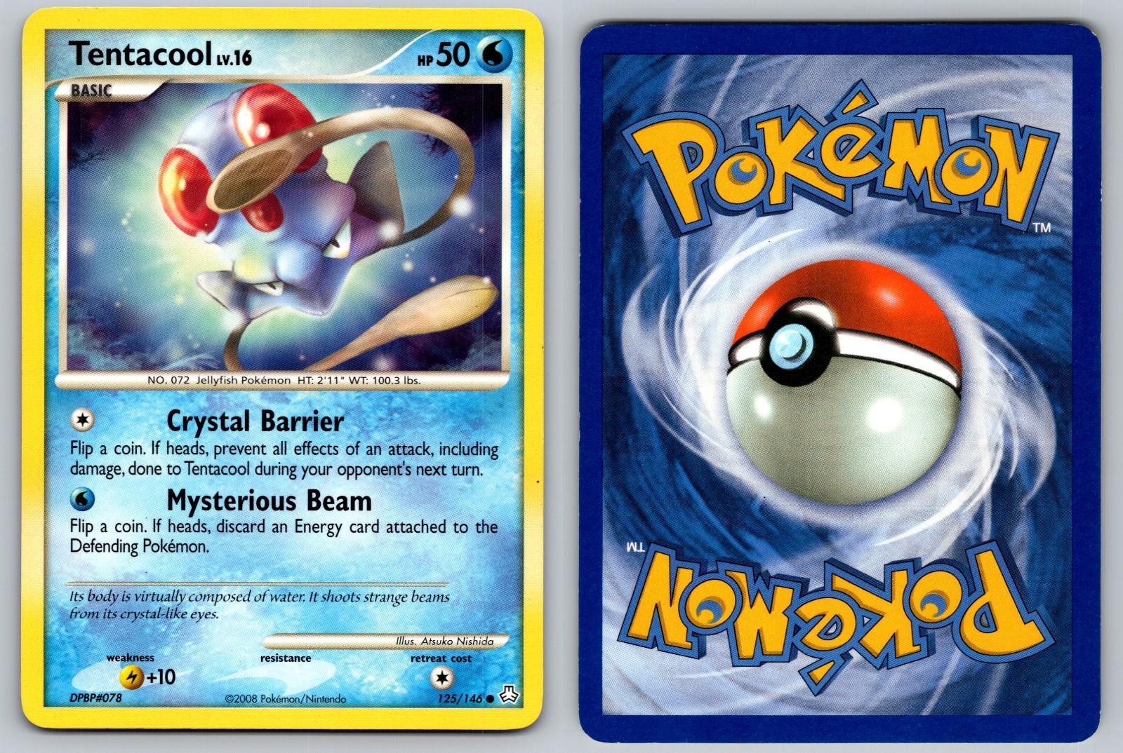 TENTACOOL 125/146 COMMON LEGENDS AWAKENED POKEMON NM/M