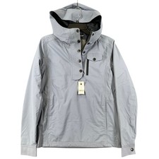 Aether Anorak Performance Jacket Womens 2 Slate Blue Hooded Pullover Outdoor