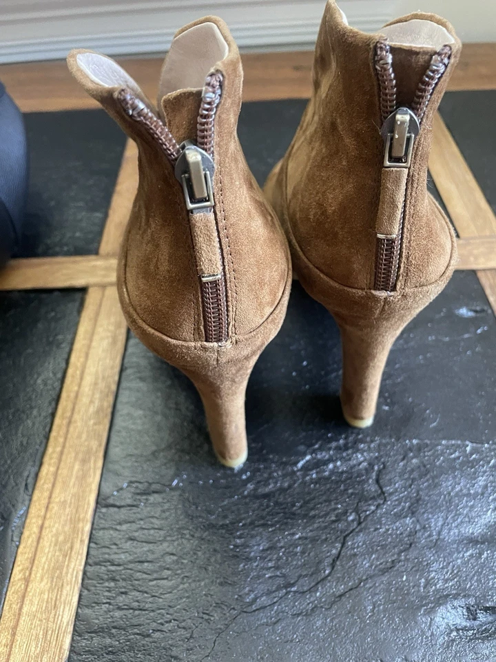 Botas de tacón de gamuza tostadas Lola Cruz para mujer talla UE 40 Foto 3 de 4