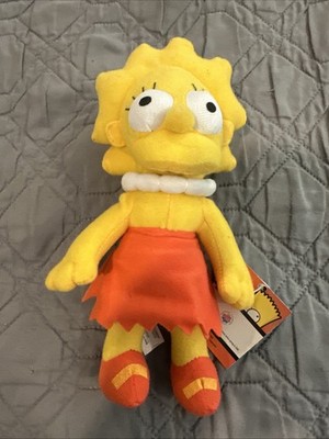 2005 THE SIMPSONS LISA SIMPSON PLUSH 9'' NANCO OFFICIAL FOX TAG